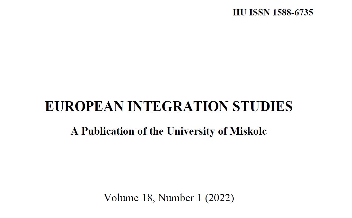 					View Vol. 18 No. 1 (2022): European Integration Studies
				