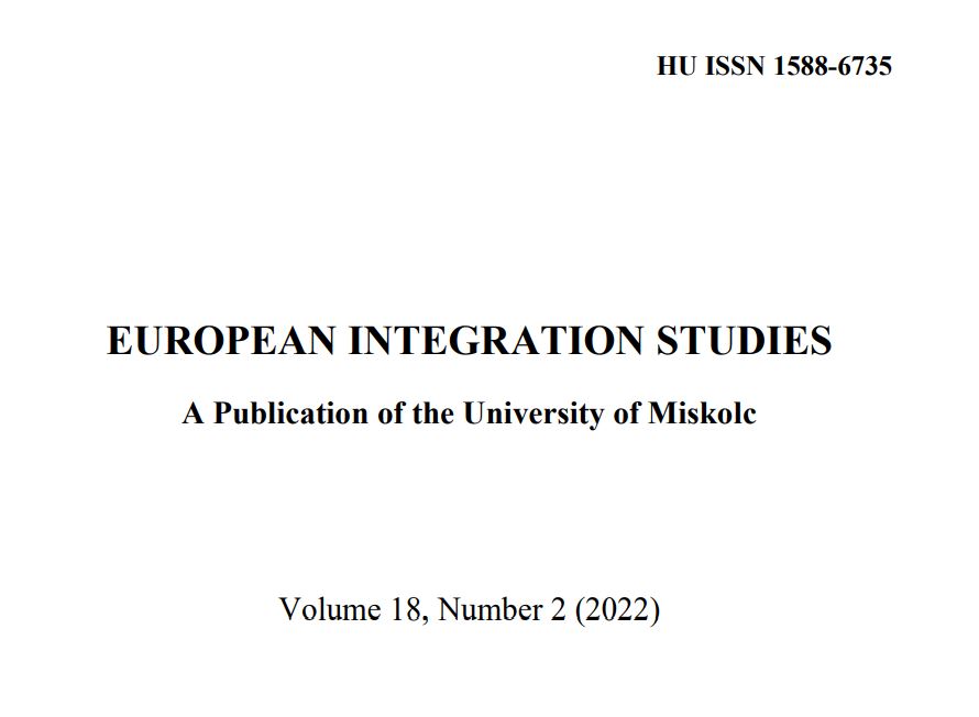 					View Vol. 18 No. 2 (2022): European Integration Studies
				