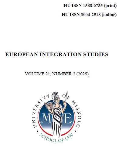 					Ansehen Bd. 21 Nr. 2 (2025): European Integration Studies
				