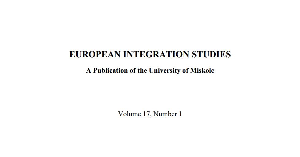					View Vol. 17 No. 1 (2021): European Integration Studies
				